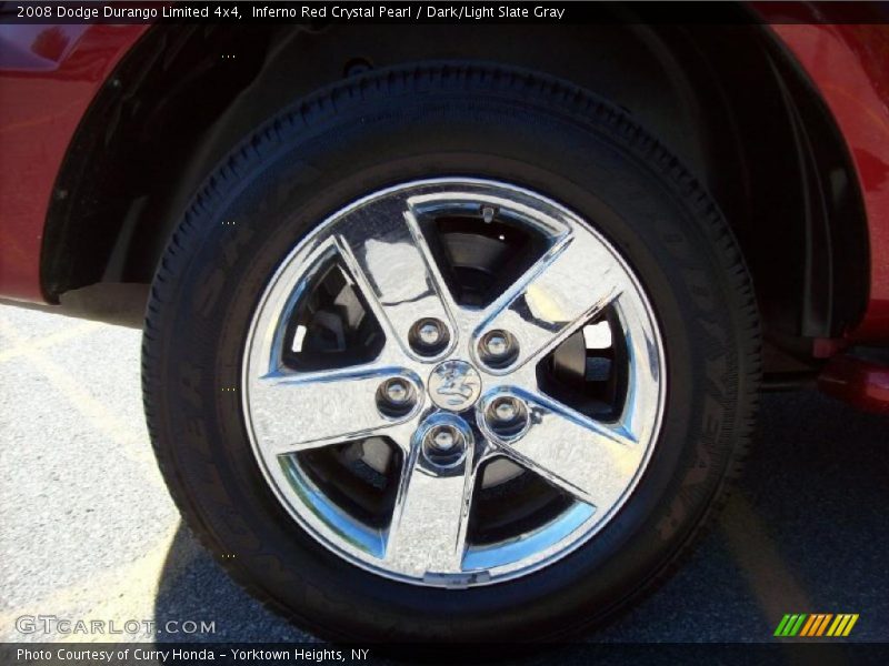 Inferno Red Crystal Pearl / Dark/Light Slate Gray 2008 Dodge Durango Limited 4x4