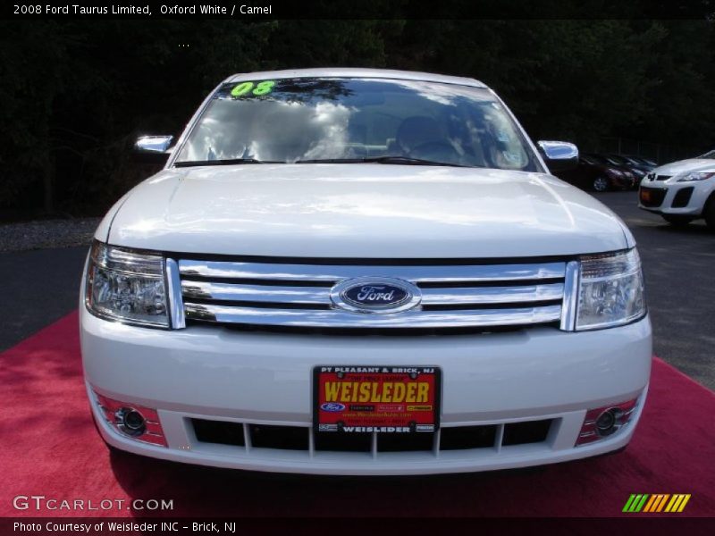 Oxford White / Camel 2008 Ford Taurus Limited