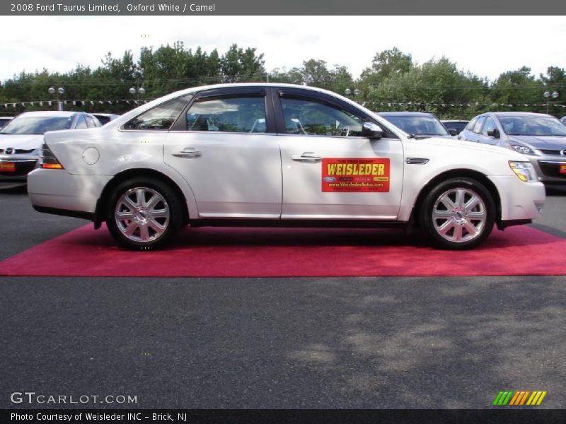 Oxford White / Camel 2008 Ford Taurus Limited
