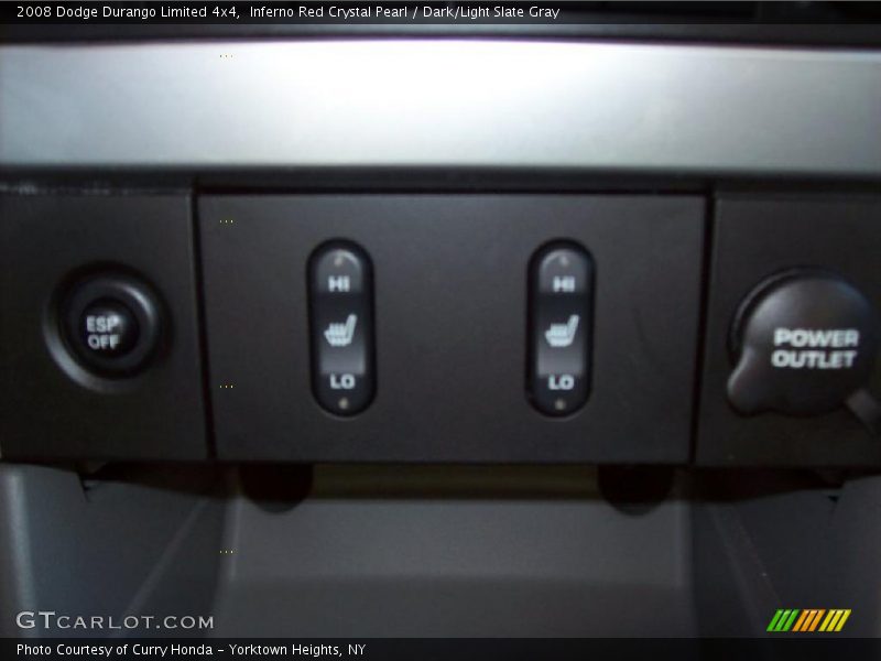 Inferno Red Crystal Pearl / Dark/Light Slate Gray 2008 Dodge Durango Limited 4x4