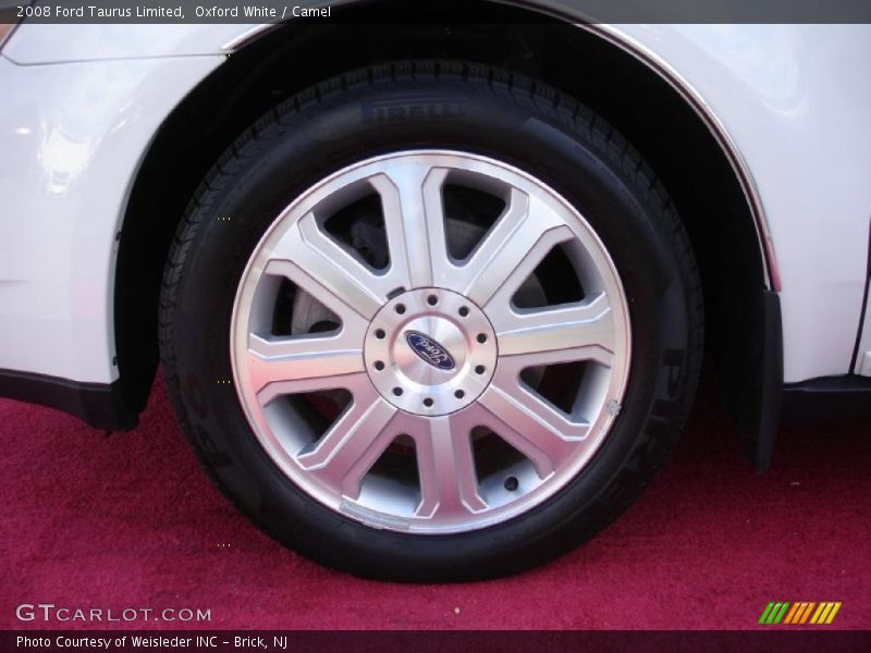 Oxford White / Camel 2008 Ford Taurus Limited