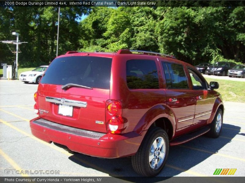 Inferno Red Crystal Pearl / Dark/Light Slate Gray 2008 Dodge Durango Limited 4x4