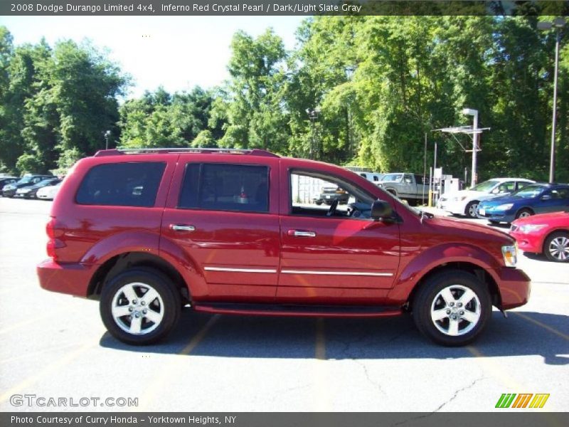 Inferno Red Crystal Pearl / Dark/Light Slate Gray 2008 Dodge Durango Limited 4x4