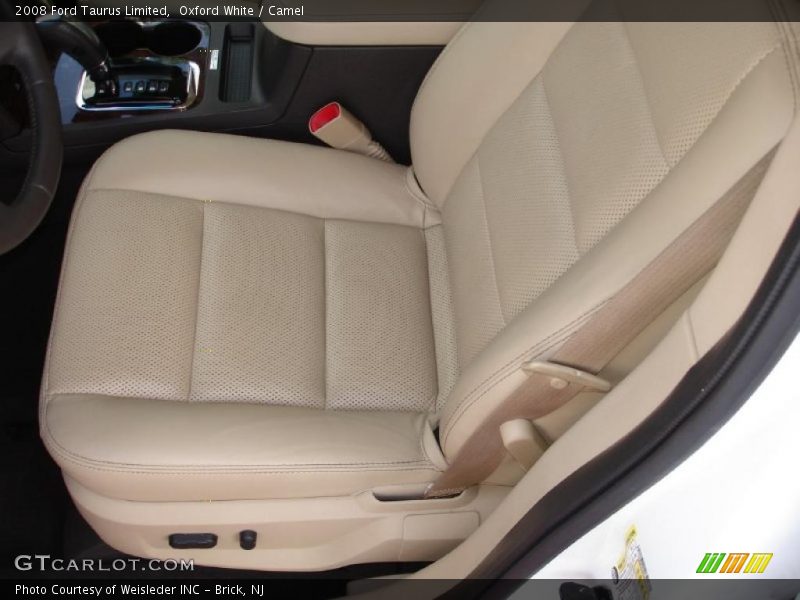 Oxford White / Camel 2008 Ford Taurus Limited