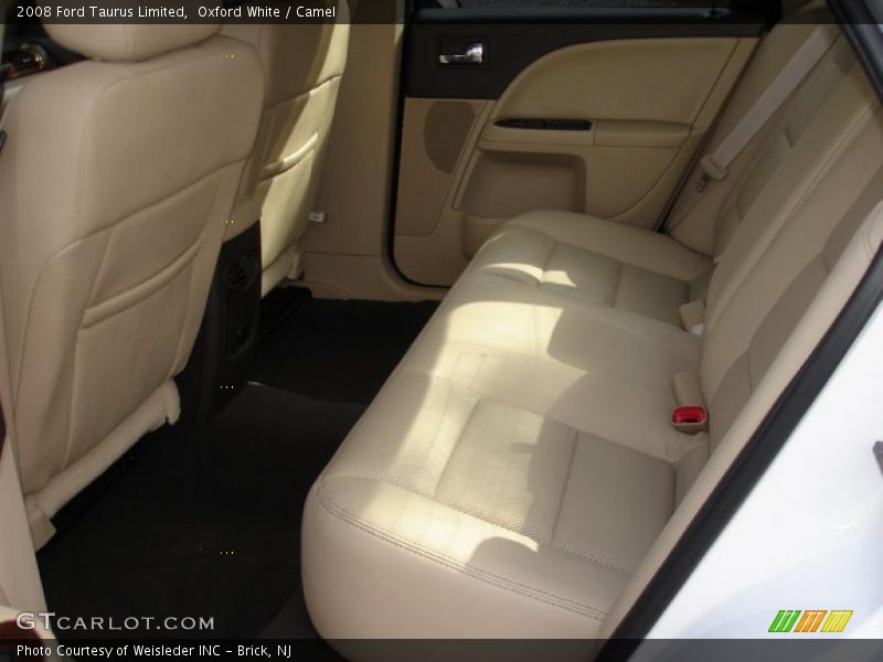 Oxford White / Camel 2008 Ford Taurus Limited