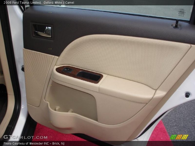 Oxford White / Camel 2008 Ford Taurus Limited