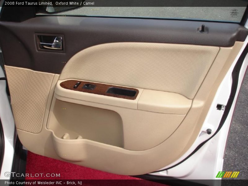 Oxford White / Camel 2008 Ford Taurus Limited