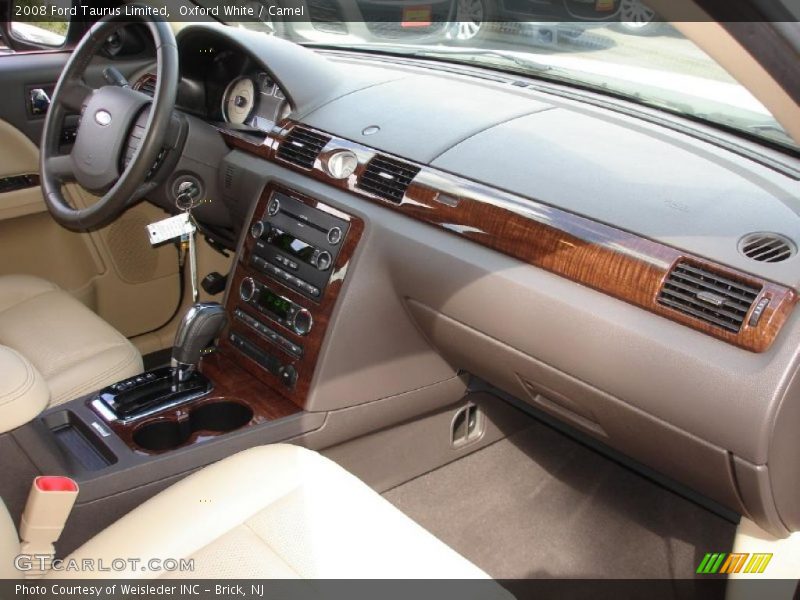 Oxford White / Camel 2008 Ford Taurus Limited