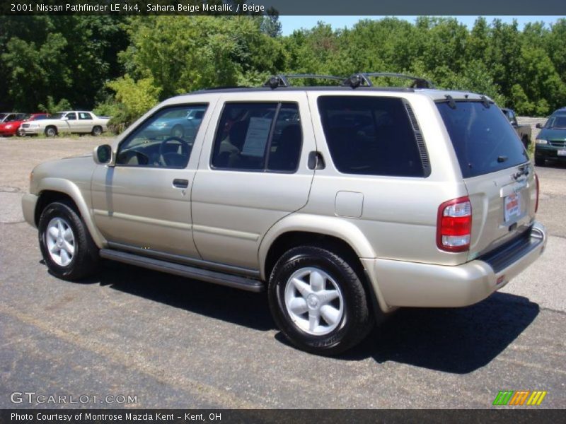 Sahara Beige Metallic / Beige 2001 Nissan Pathfinder LE 4x4