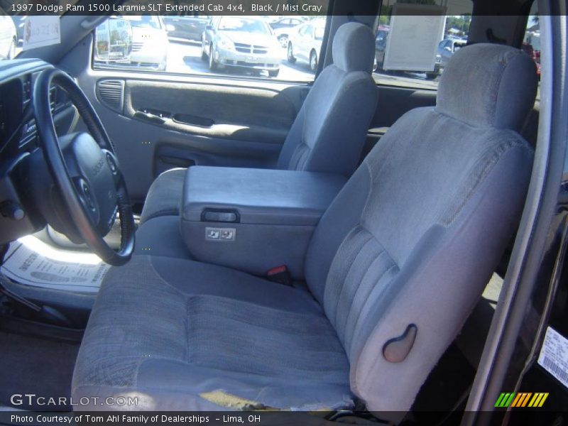 Black / Mist Gray 1997 Dodge Ram 1500 Laramie SLT Extended Cab 4x4