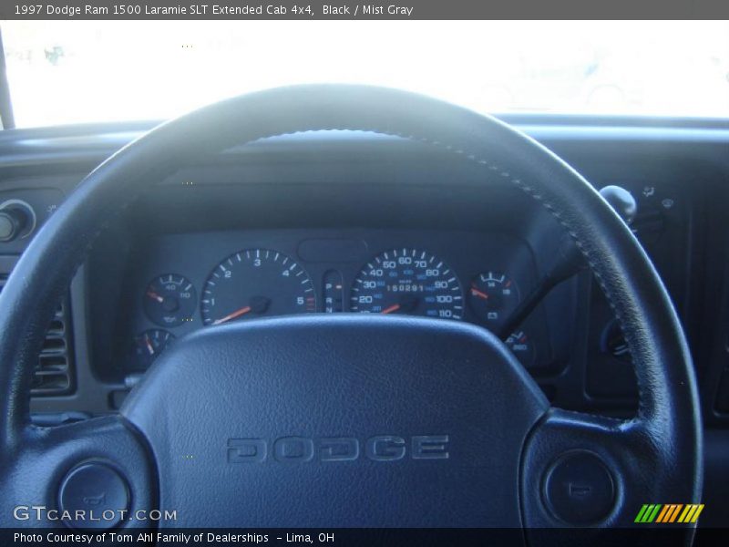 Black / Mist Gray 1997 Dodge Ram 1500 Laramie SLT Extended Cab 4x4