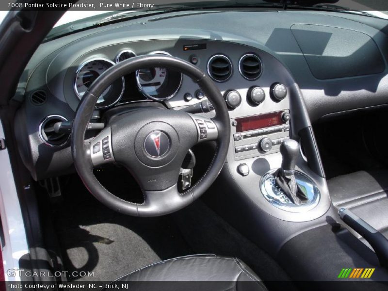 Pure White / Ebony 2008 Pontiac Solstice Roadster