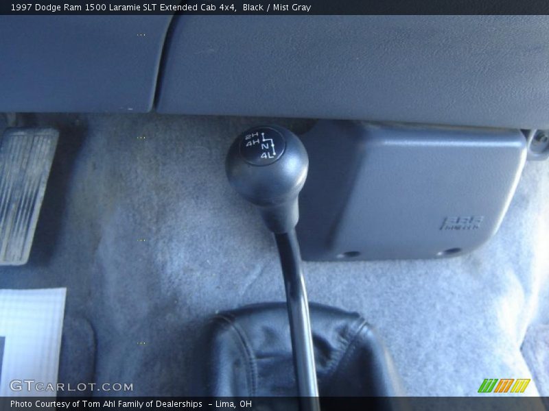 Black / Mist Gray 1997 Dodge Ram 1500 Laramie SLT Extended Cab 4x4