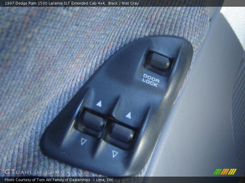 Black / Mist Gray 1997 Dodge Ram 1500 Laramie SLT Extended Cab 4x4