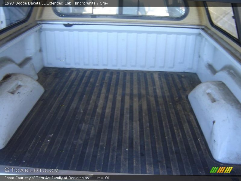 Bright White / Gray 1993 Dodge Dakota LE Extended Cab