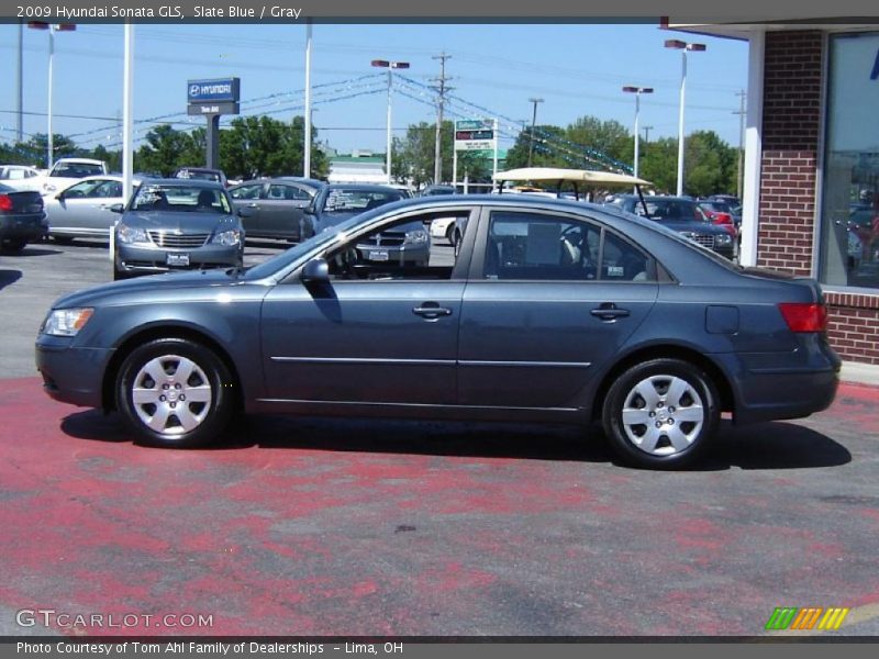 Slate Blue / Gray 2009 Hyundai Sonata GLS