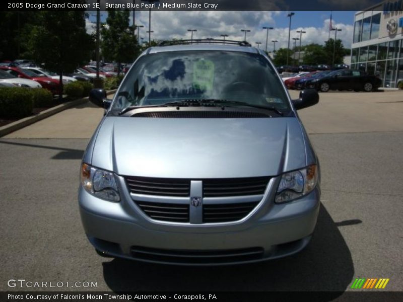 Butane Blue Pearl / Medium Slate Gray 2005 Dodge Grand Caravan SE