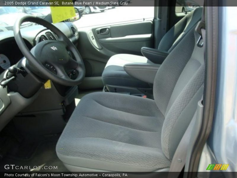 Butane Blue Pearl / Medium Slate Gray 2005 Dodge Grand Caravan SE
