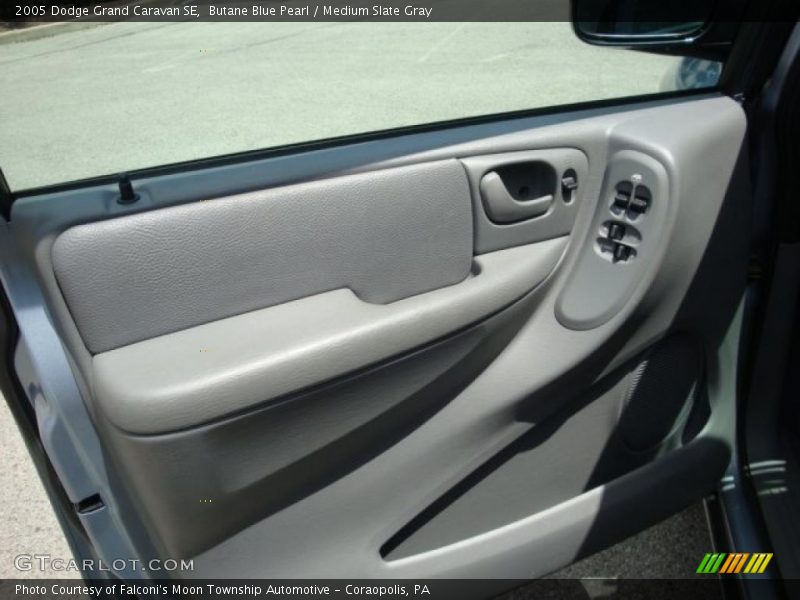Butane Blue Pearl / Medium Slate Gray 2005 Dodge Grand Caravan SE