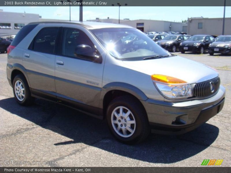 Light Spiral Gray Metallic / Gray 2003 Buick Rendezvous CX