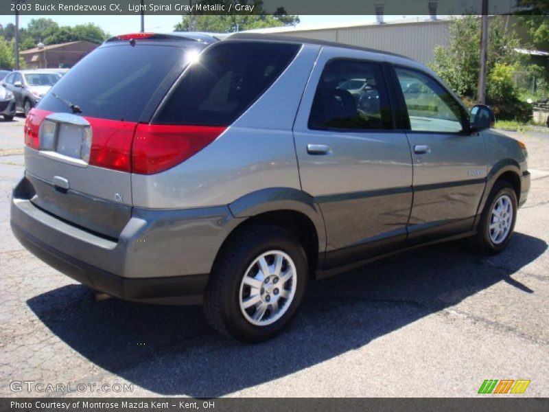 Light Spiral Gray Metallic / Gray 2003 Buick Rendezvous CX