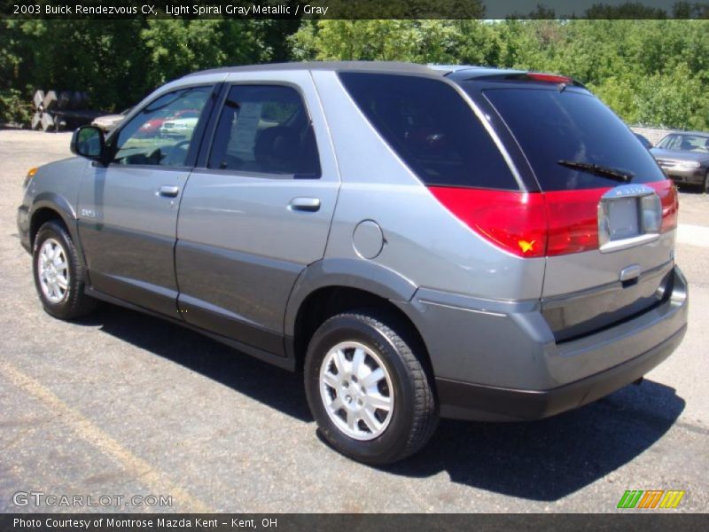 Light Spiral Gray Metallic / Gray 2003 Buick Rendezvous CX