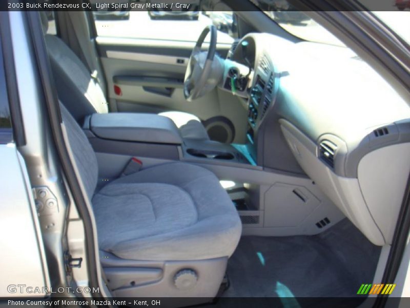 Light Spiral Gray Metallic / Gray 2003 Buick Rendezvous CX