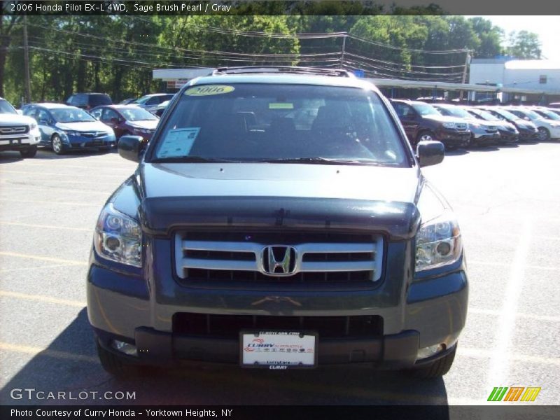 Sage Brush Pearl / Gray 2006 Honda Pilot EX-L 4WD