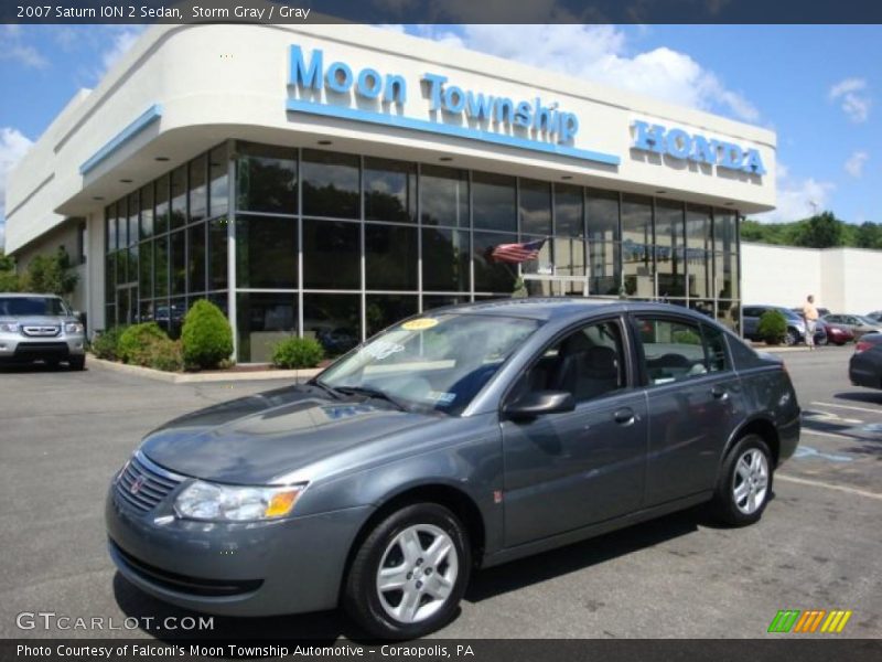 Storm Gray / Gray 2007 Saturn ION 2 Sedan