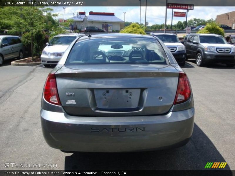 Storm Gray / Gray 2007 Saturn ION 2 Sedan