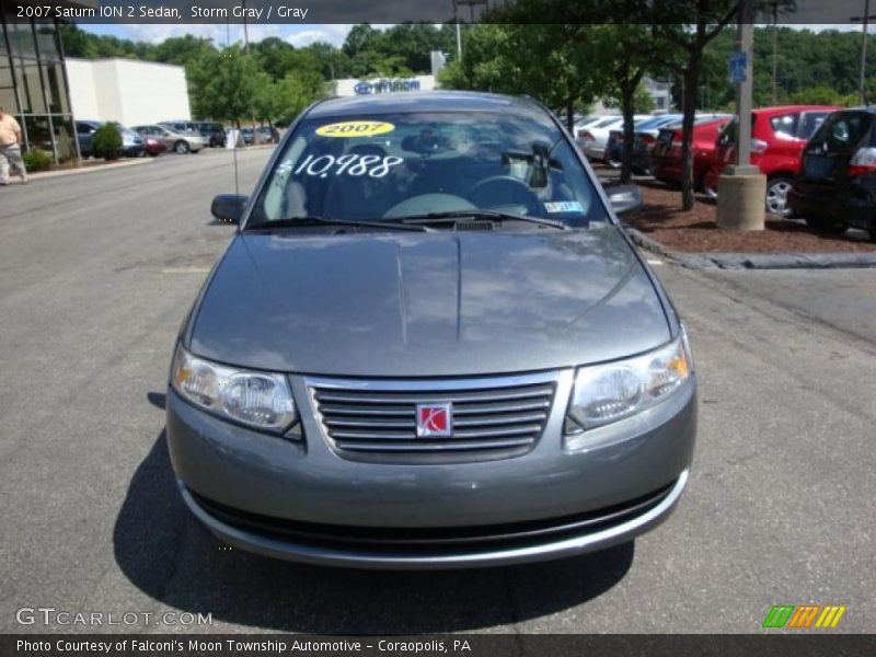 Storm Gray / Gray 2007 Saturn ION 2 Sedan