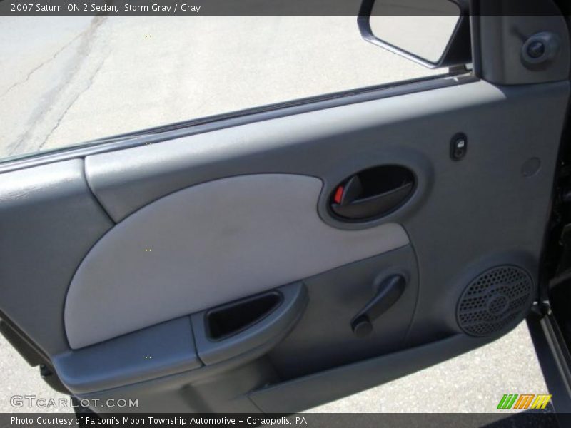 Storm Gray / Gray 2007 Saturn ION 2 Sedan