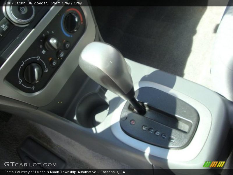 Storm Gray / Gray 2007 Saturn ION 2 Sedan