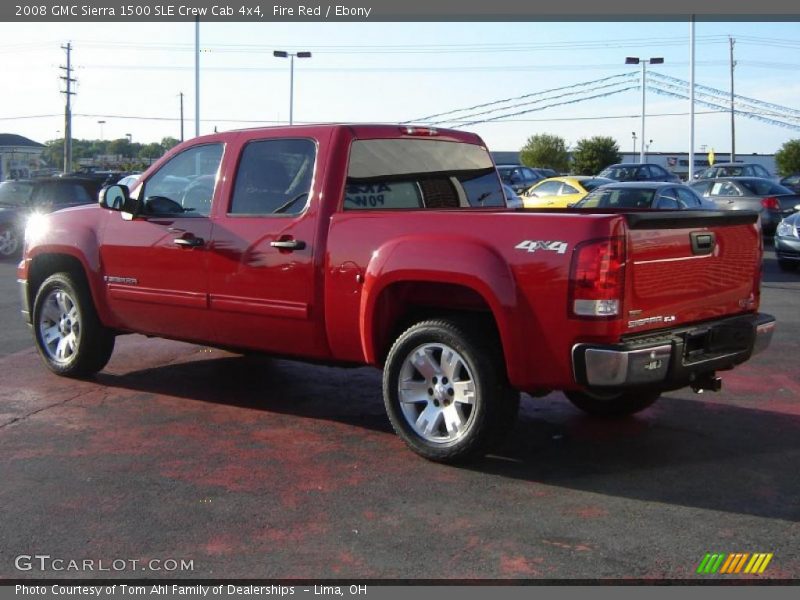 Fire Red / Ebony 2008 GMC Sierra 1500 SLE Crew Cab 4x4