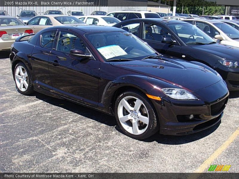 Black Cherry Mica / Parchment 2005 Mazda RX-8
