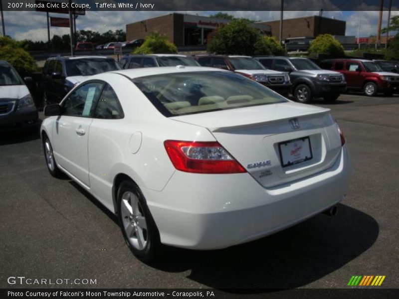 Taffeta White / Ivory 2007 Honda Civic EX Coupe