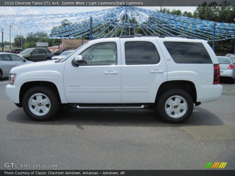 Summit White / Light Cashmere/Dark Cashmere 2010 Chevrolet Tahoe Z71 4x4