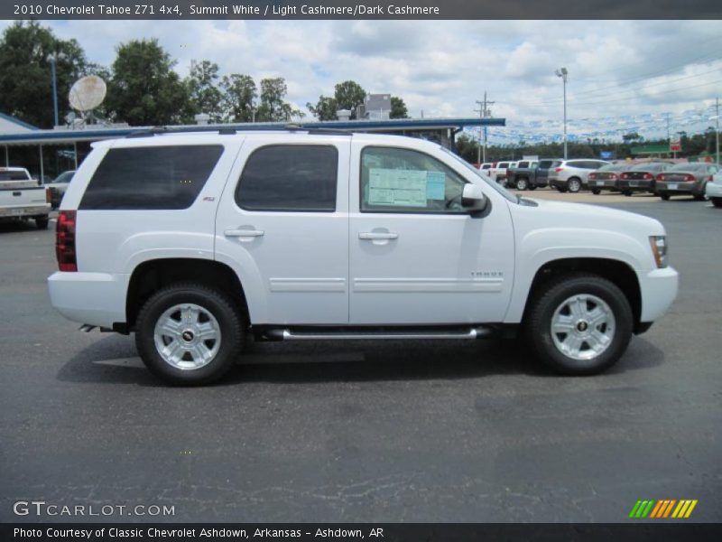 Summit White / Light Cashmere/Dark Cashmere 2010 Chevrolet Tahoe Z71 4x4