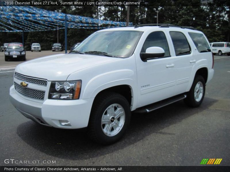 Summit White / Light Cashmere/Dark Cashmere 2010 Chevrolet Tahoe Z71 4x4