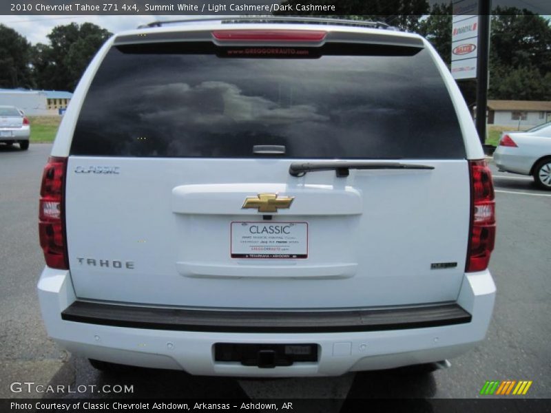 Summit White / Light Cashmere/Dark Cashmere 2010 Chevrolet Tahoe Z71 4x4