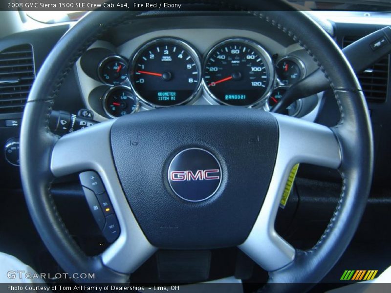 Fire Red / Ebony 2008 GMC Sierra 1500 SLE Crew Cab 4x4