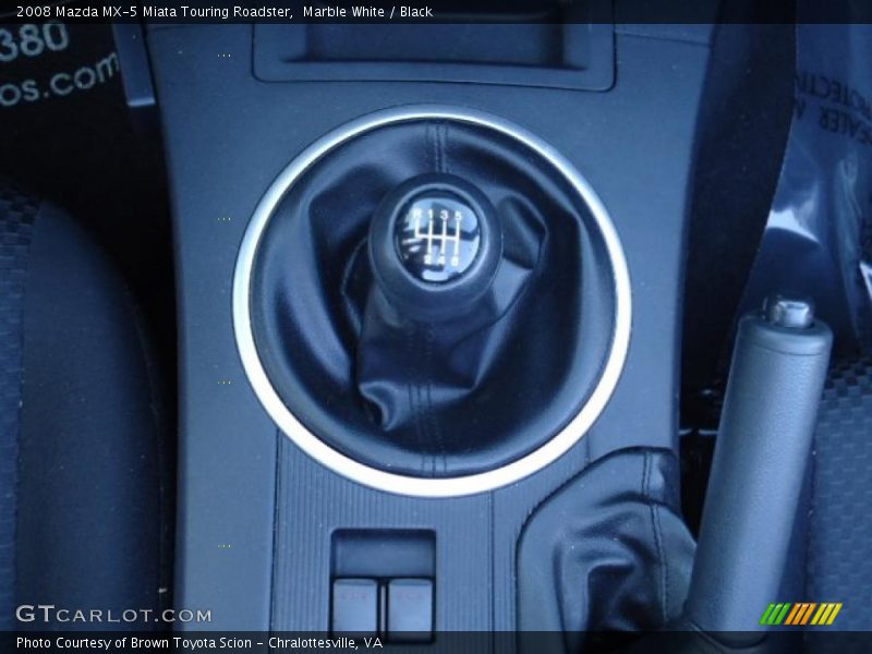 Marble White / Black 2008 Mazda MX-5 Miata Touring Roadster