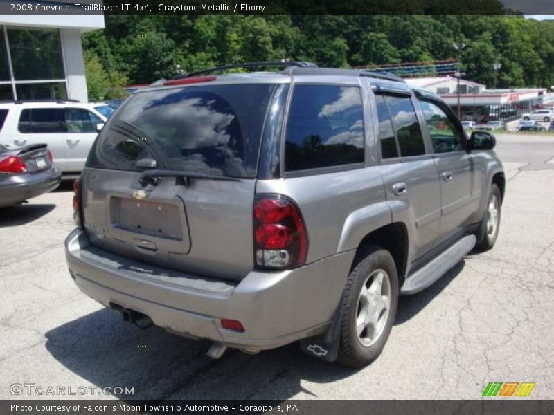 Graystone Metallic / Ebony 2008 Chevrolet TrailBlazer LT 4x4