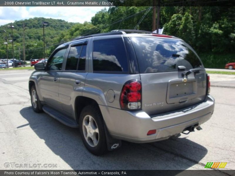 Graystone Metallic / Ebony 2008 Chevrolet TrailBlazer LT 4x4