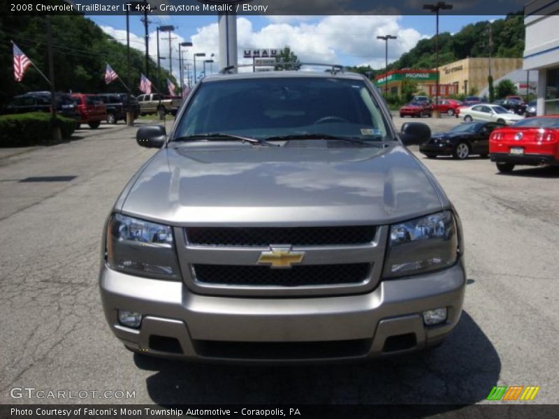 Graystone Metallic / Ebony 2008 Chevrolet TrailBlazer LT 4x4