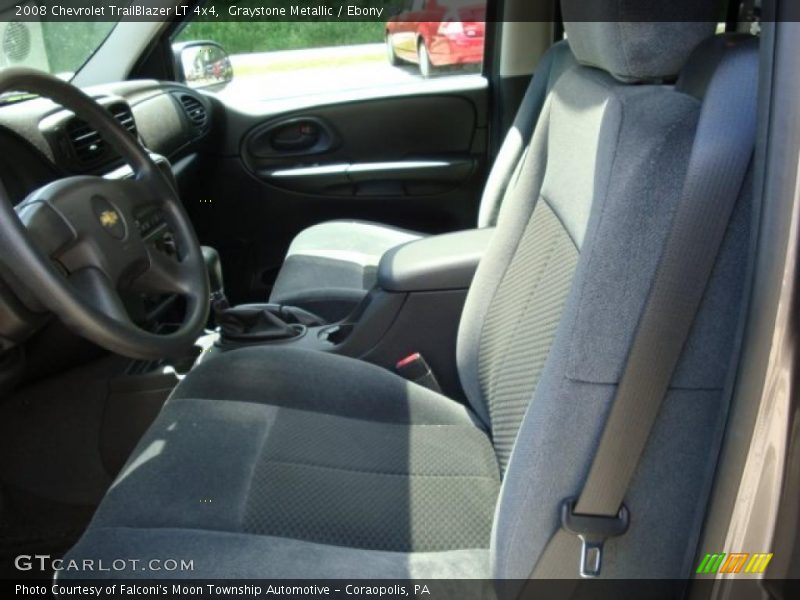 Graystone Metallic / Ebony 2008 Chevrolet TrailBlazer LT 4x4