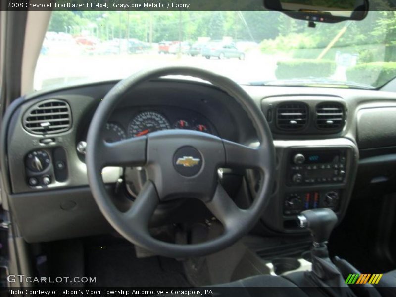 Graystone Metallic / Ebony 2008 Chevrolet TrailBlazer LT 4x4
