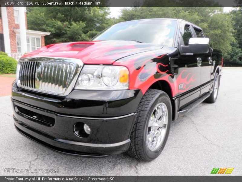 Black / Medium Flint 2006 Ford F150 XLT SuperCrew