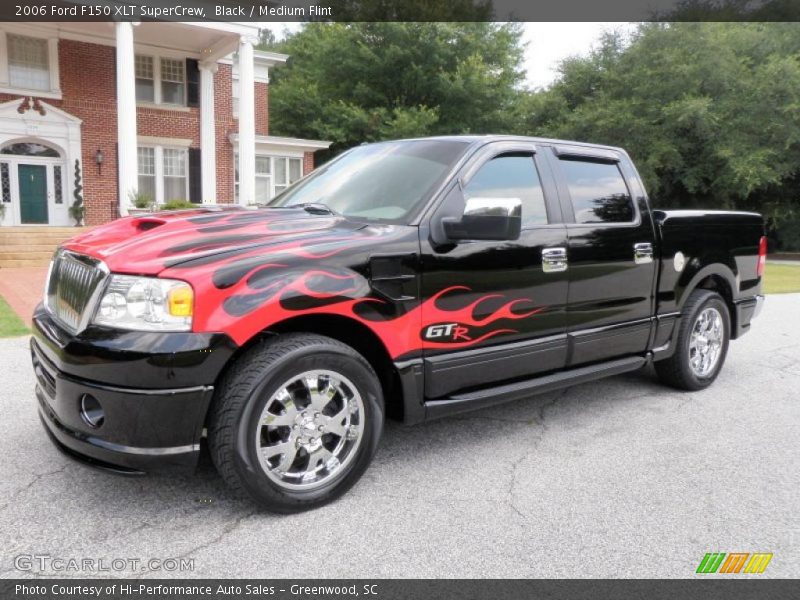 Black / Medium Flint 2006 Ford F150 XLT SuperCrew