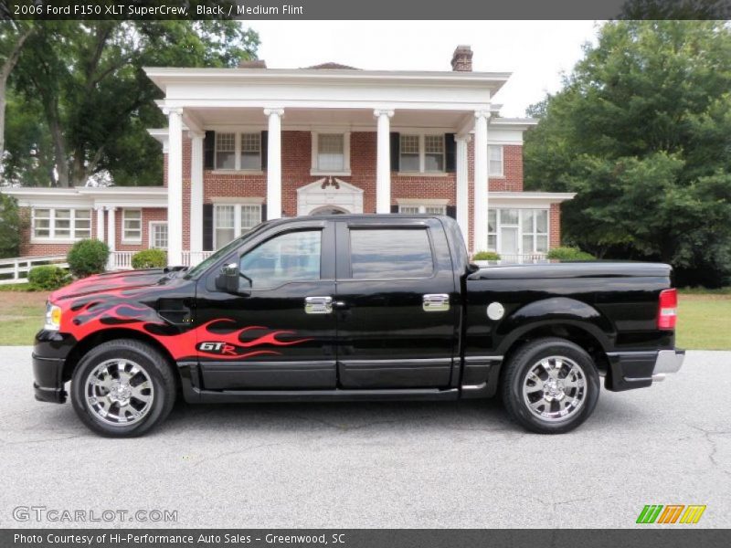 Black / Medium Flint 2006 Ford F150 XLT SuperCrew
